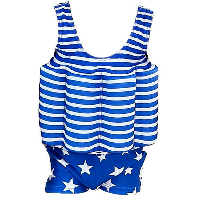 Maillot de Bain une Pièce de Flottaison pour Fille Garçon, Maillot de Bain avec Flottabilité Réglable, Maillot Flottant pour Enfant, Gilet de Sauvetage, Veste de Natation