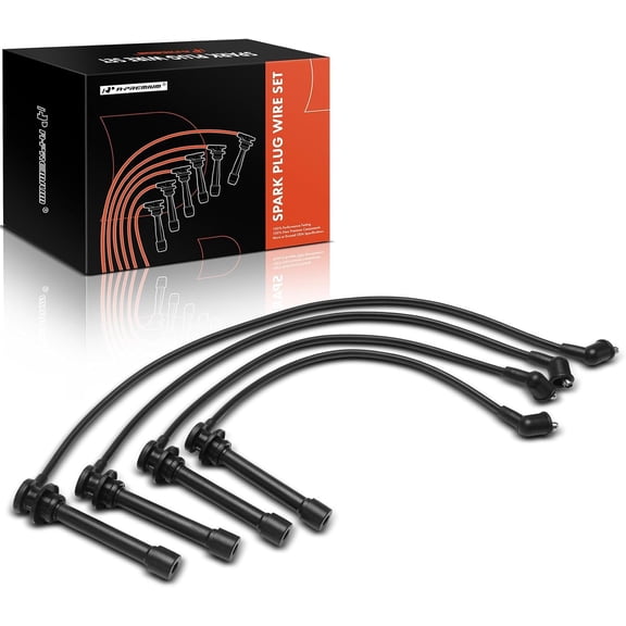 A-Premium 5PCS Spark Plug Wires Compatible with Nissan Sentra 1991-1994 1998-1999, 200SX 1995-1998, NX 1991-1993 & Infiniti 1991-1996 1999, 2.0L