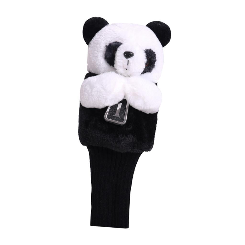 harayaa Baosity Golf Club Head Cover Panda Shaped Protective Driver Animal Headcover for