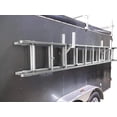 thumbnail image 6 of ELITEWILL 2pcs Universal Cargo Aluminum Side Mount Ladder Racks Fit for Enclosed Trailer Exterior or Interior Side Wall, 6 of 6