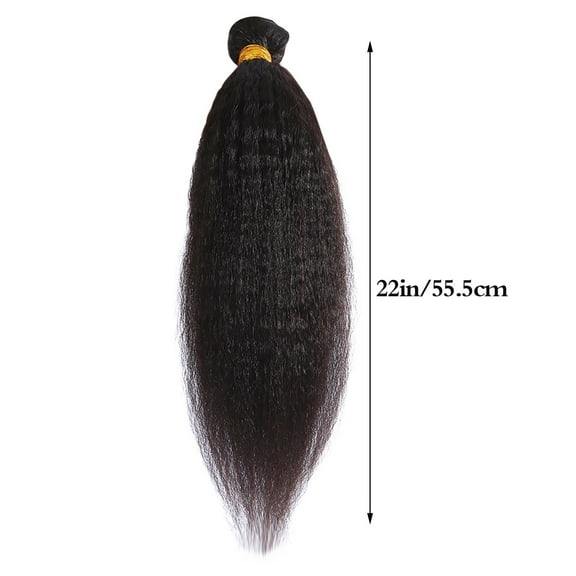 Velcro Straight Ponytail Wig - Clip-In Extension Wrap Around Straight Hair for Women Hair Bundles, 21.65in, Synthetic Fiber, Soft & Natural, Daily & Party Hair Wedding, Halloween, Christmas,Season,
