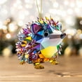 thumbnail image 4 of Cartoon Hedgehog And Dog 2D Acrylic Car Rearview Charm Backpack Hanging Ornament Pendant Accessory, 4 of 5