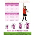 Airsfish Soccer Shin Guards Youth for Age 218, Kids Shin Guards 1Pair