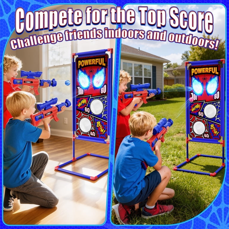 AOGSIYT Foam Ball Launcher Target Shooting Game Set photo 4