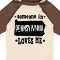 thumbnail image 4 of Inktastic Someone in Pennsylvania Loves Me Boys or Girls Long Sleeve Baby Bodysuit, 4 of 5