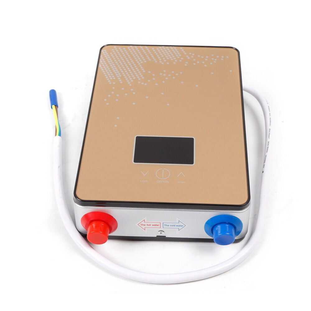 110V Instant Electric Tankless Hot Water Heater On Demand Whole House 4500W Neu