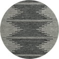 thumbnail image 2 of Addison Rugs Mayfield Washable Transitional Modern Charcoal Round Rug, 8' x 8', 2 of 5