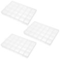 thumbnail image 1 of HLONK Tackle Organizer Tray 3Pcs Transparent Rectangular Portable PP Storage for Fishing 7.5X5.1X0.8in, 1 of 8