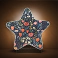 thumbnail image 3 of Star Shaped Energy Saving Night Light Living Room Night Light, Bedroom Night Light, Corridor Night Light, Study Night Light Seamless Flowers and Plants, 3 of 6