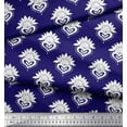 thumbnail image 3 of Soimoi Satin Silk Fabric Floral Block Fabric Prints by Yard 42 Inch Wide, 3 of 3