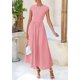 thumbnail image 4 of Vestido PRETTYGARDEN para mujer, casual, verano 2025, maxi rosa, 4 of 9