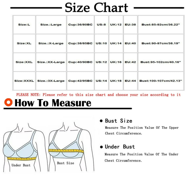Training Bras for Girls 8-10, Women's Fashion Plus Size Wire Free  Comfortable Push Up Hollow Out Bra Underwear, Minimizer Bras for Women Full  Coverage 