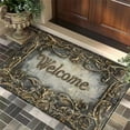 thumbnail image 2 of JilgTeok 1 Packs Entry Door Mat Diatomite Rugs Water Absorbent Anti Slip Household Easy to Clean Floor Mats Vintage Foot Mat for Bathroom Bathtub Doorway Kitchen, 2 of 7