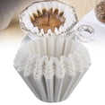 thumbnail image 3 of Basket Coffee Filters for 1-2 Cup Coffee Makers, Cone Coffee Makers, White, 100 Count, 3 of 9