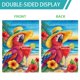 thumbnail image 5 of Bandera de jardín KIMPUDSEN Summer Tropical Parrot, 70 x 100 cm, doble, 5 of 7