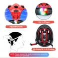 thumbnail image 5 of Atphfety Toddler Kids Bicycle Helmet with LED Light, Red(50-54cm), 5 of 5