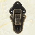 thumbnail image 3 of Antique Style Bronze Jewelry Tool Box Cabinet Drawer Lock Latch Toggle + Screws, 3 of 7