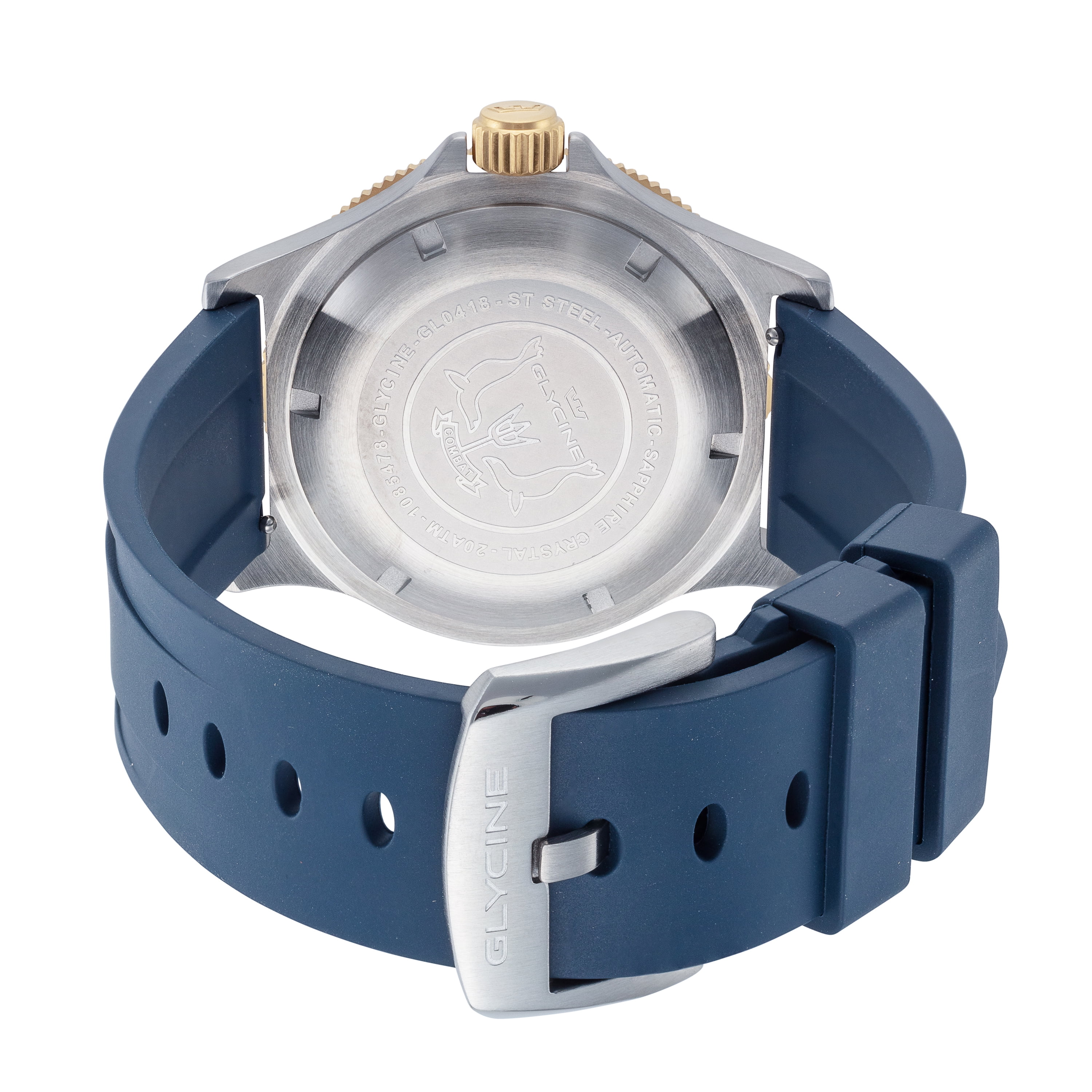 Glycine combat deals sub rubber strap