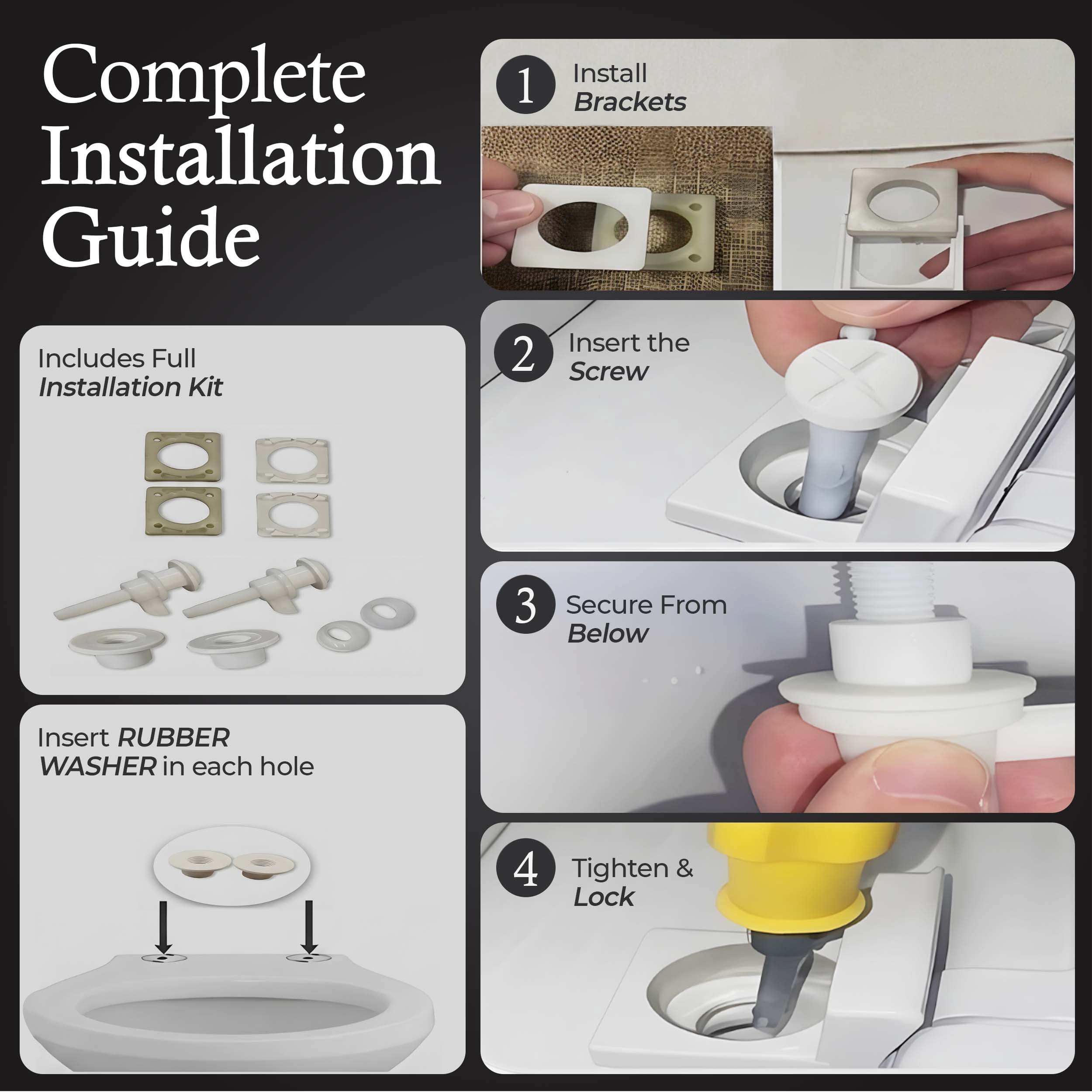 Safe Buns Round Soft Close Slip-Resistant Toilet Seat