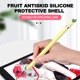thumbnail image 2 of Kuymtek Estuche protector de silicona con forma de fruta linda Stylus (piña para Apple Pencil 1), 2 of 8