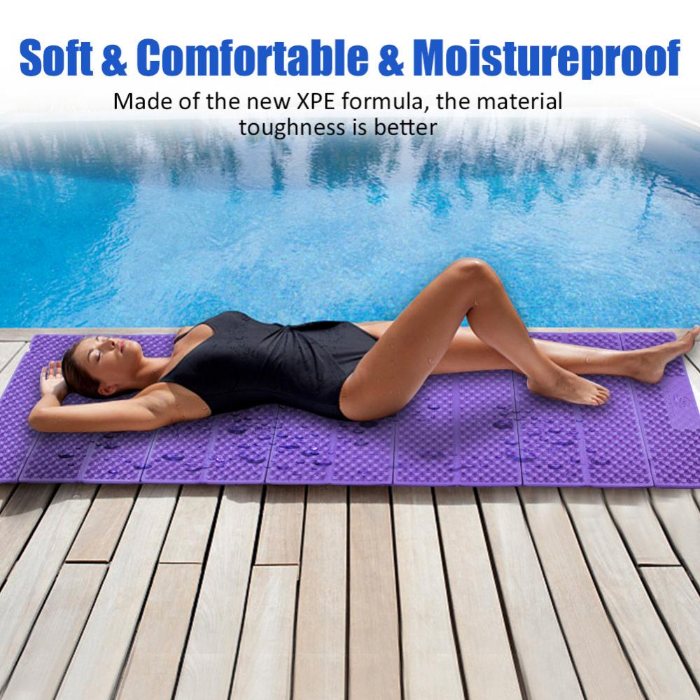 WALFRONT Outdoor Camping Foam Mat Folding Beach Tent Sleeping Pad