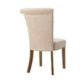 thumbnail image 2 of Madison Park Colfax 19.75" Solid Wood Polyester Dining Chair in Cream (Set of 2), 2 of 4