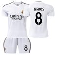 thumbnail image 1 of 2425 Camiseta del Real Madrid traje de uniforme de fútbol local 8 Cross No. 9 Mbappe camiseta transfronteriza nuevo estiloCruz talla 8, 1 of 2