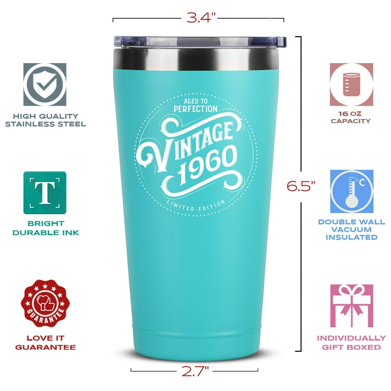 Buy Personalized Anniversary Tumblers, Stainless Steel Vacuum Insulated  Tumbler 16 oz., Anniversary Gifts for Her - Center Gifts