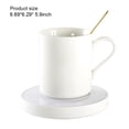 thumbnail image 2 of Toystoory Posavasos con calefacción USB, calentador de taza portátil, taza de café, agua, leche, termostato para escritorio de oficina, regalo Cocina y Comedor, 2 of 6