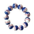 thumbnail image 3 of Pulsera de cuentas de moda para adultos, pulsera elástica, joyería, pulsera de cuentas de madera Estilo C, 3 of 9