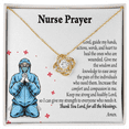 thumbnail image 3 of Nurse Prayer Healthcare Medical Worker Nurse Appreciation Infinity Knot Necklace Message Card, 3 of 17