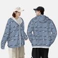 thumbnail image 4 of Fotbe Cute Whale Chaqueta con Protección Solar UPF 50+ para Hombre y Mujer, Camisa con Capucha y Bolsillos-Medium, 4 of 7