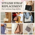 thumbnail image 6 of Uxcell 2Pcs Braided Purse Straps 60cm / 23.6" PU Leather Handbag Handles, Light Pink, 6 of 6