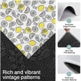 thumbnail image 3 of Yellow Lemon Fruit Slices White Pattern Kitchen Rugs Sets Of 3,Kitchen Runner Rugs Non Skid Washable,Decorative Kitchen Floor Mats for Kitchen,Sink,Laundry,17"x30"+ 17"x47" + 17"x59", 3 of 6