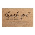 thumbnail image 1 of Tarjetas de papel Kraft Natural de 30 piezas, tarjeta de pedido para tienda pequeña, tarjeta de decoración de regalo para pequeña empresa, 2022 nuevas, 1 of 4