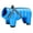 Blue, variant on Didog Warm Dog Jacket with Harness Cozy Puppy Coat Winter Clothes Waterproof Snowsuit Pet Jumpsuit