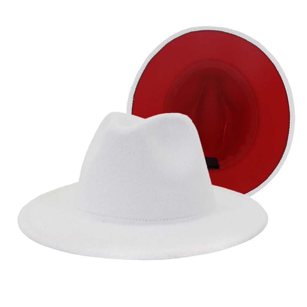 Fedora Red Bottom Unisex Fashion Hat 