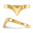 thumbnail image 3 of 14K Yellow Gold Chevron Wedding Ring Band, 3 of 4