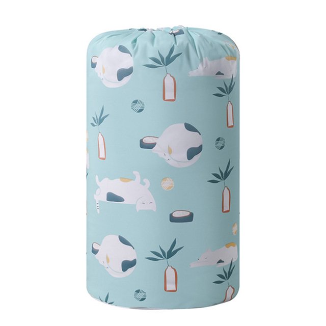 CAROOTU Laundry Bag Large Capacity Cute Animals Drawstring Closure Storage Bag Basket