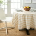 thumbnail image 4 of Home Details 70" Round Crystal Clear PVC Tablecloth Protector, Waterproof, Reusable Easy Clean, 4 of 5