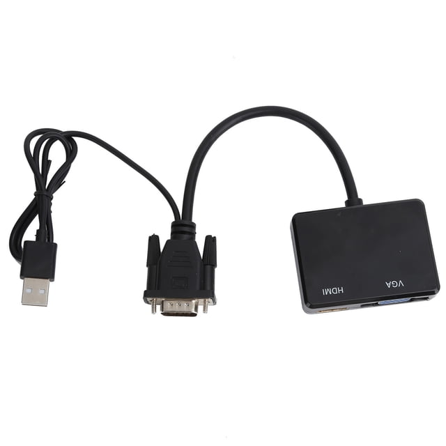 Divisor VGA a VGA ANGGREK Adaptador de Pantalla Dual