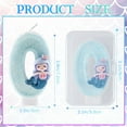 thumbnail image 3 of Rechale Creative Birthday Number Candles, Birthday Cake Candles, Birthday Party Wedding Anniversary Decoration, Cake Decoration (Blue Mermaid, 7), 3 of 11