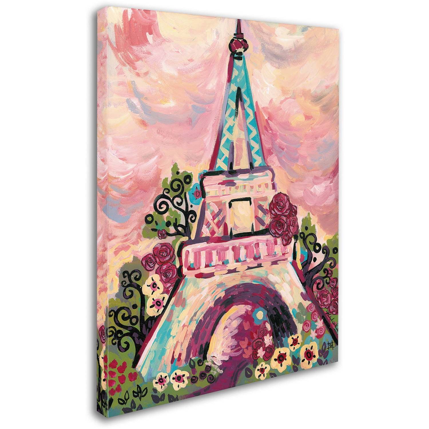 Trademark Fine Art "Lumiere De La Ville" Canvas Art by Natasha Wescoat