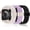 Black/Starlight/Purple, variant on Wearlizer 3 Pack Magnetic Stretchy Band Compatible with Apple Watch Bands 38/40/41/42/44/45/46/49mm, Nylon Braided Elastic Sport Loop Strap for iWatch Series 11/10/9/8/7/6/5/4/SE/Ultra