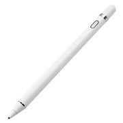 Universal Stylus Pen Elastic Pure Copper Auto Power Off Compatible with iOS/Android/Windows Capacitive Touchscreens, White