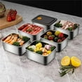 thumbnail image 6 of Airtight Stainless Steel Food Storage Containers for Kitchen Ideal for Meal Prep Lunch and Fresh Preservation Durable Bento Lunch Solution, 6 of 7