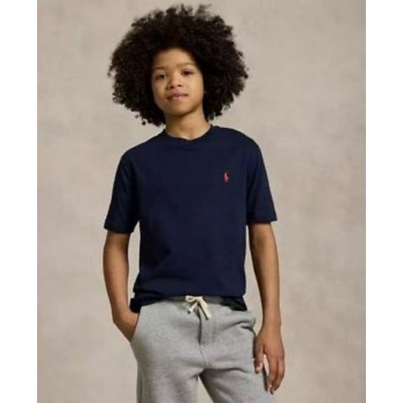 Ralph Lauren Boys Cotton Jersey Crewneck T-Shirt