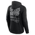 thumbnail image 3 of Men's Fanatics Black San Antonio Spurs Game Time Crossover Pullover Hoodie, 3 of 3