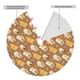 thumbnail image 2 of Yiaed Cartoon Bulldog Print Christmas Tree Skirt , Tree SkirtsTree Mat for Christmas Winter Holiday Indoor Decorations-30", 2 of 7