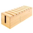 thumbnail image 1 of 1 Caja de Almacenamiento de Alambre de Madera, Caja para Guardar Cables de Datos, Caja para Ordenar Cables de Alimentación, Soporte para Cables de Ordenador, Caja., 1 of 5